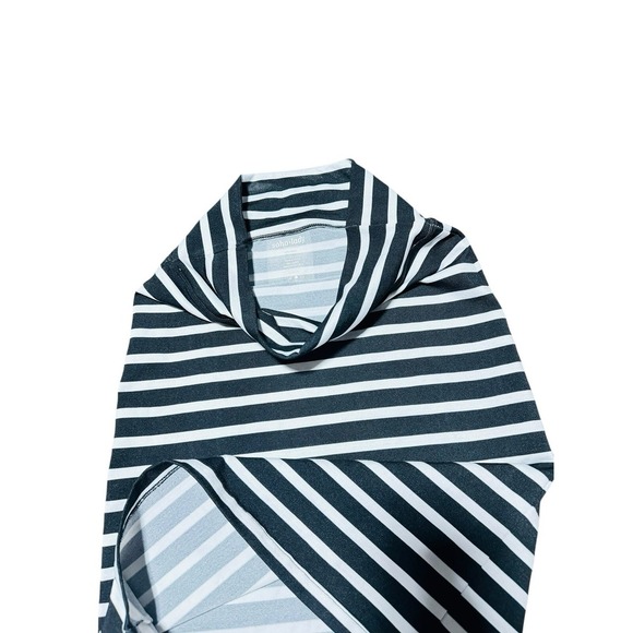 Soho‎ Lady Los Angeles Grey Knee length Slim pencil Skirt Size Pl Stripe - Picture 5 of 8